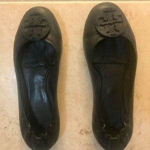 Tory Burch navy ballet flats size 9